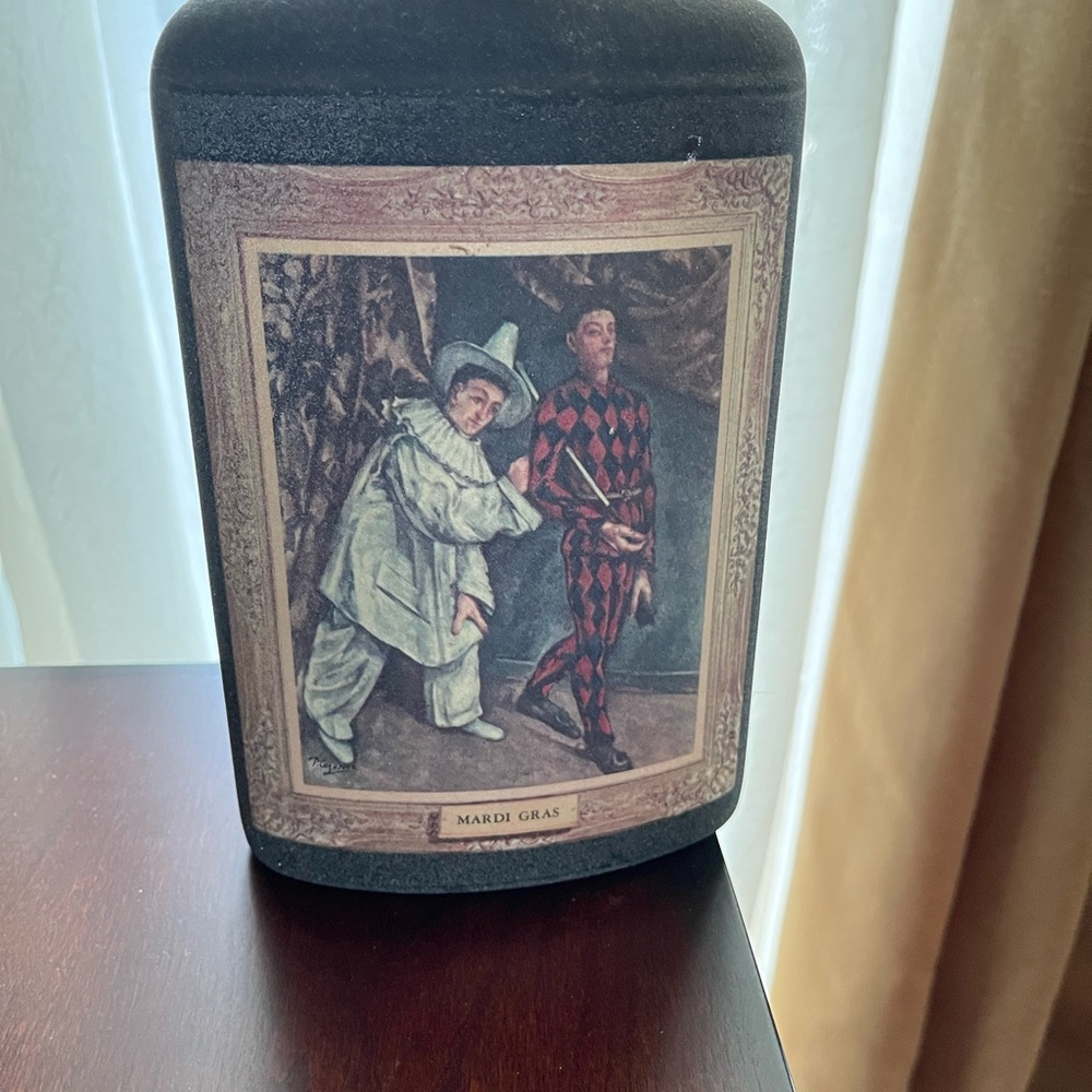 Black and Red Decorative Decanter